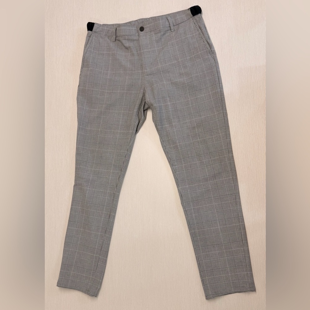 Zara Gray Checkered Men's Pants